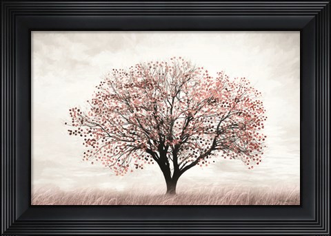 Framed Rose Gold Tree Print