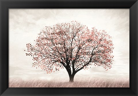 Framed Rose Gold Tree Print