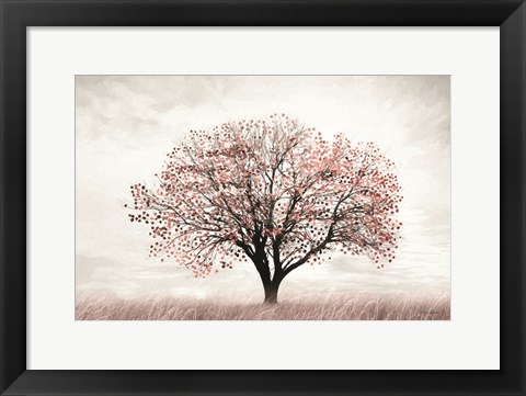 Framed Rose Gold Tree Print