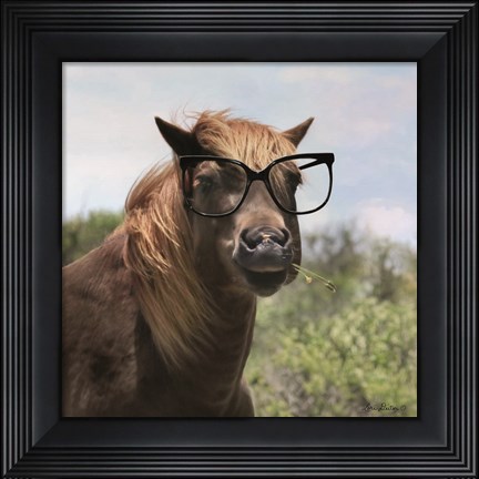 Framed Let Your Horse Do the Thinking Print