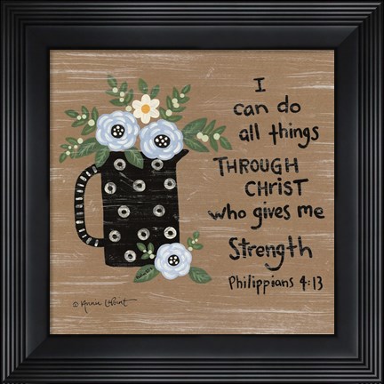 Framed Joyful Blues Print