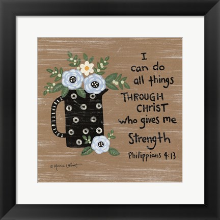 Framed Joyful Blues Print