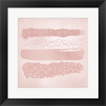 Framed Pink Glitter II Print