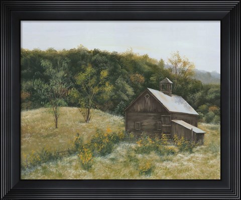 Framed Barn in Vermont Print