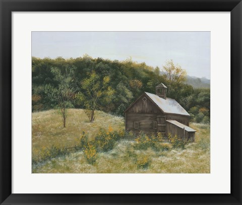 Framed Barn in Vermont Print