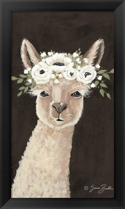 Framed Llama Print