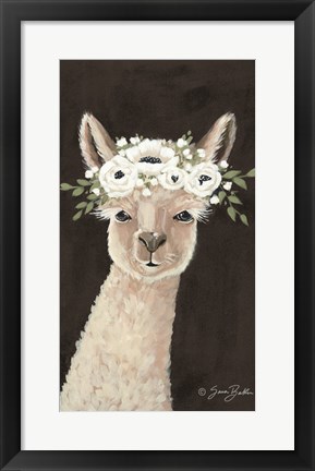 Framed Llama Print