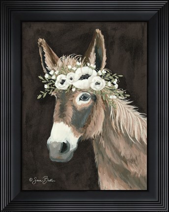 Framed Donkey Print