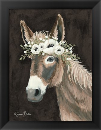 Framed Donkey Print