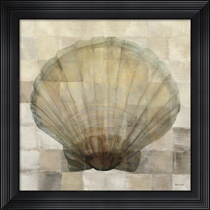 Framed Scallop Shell Print