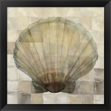 Framed Scallop Shell Print