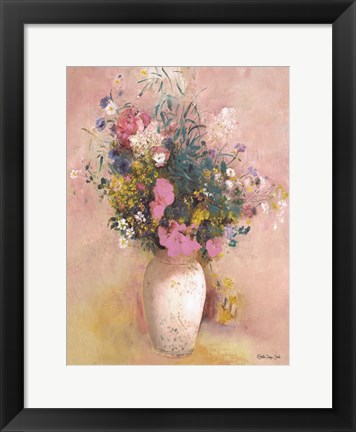 Framed Parisian Floral Print