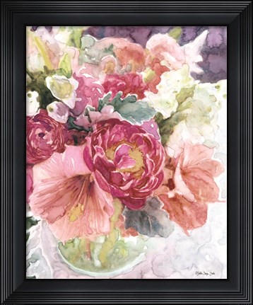 Framed Garden Vase Print