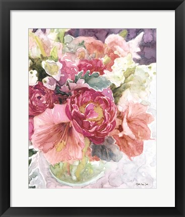 Framed Garden Vase Print