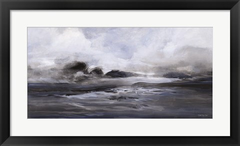 Framed Distant Calm I Print