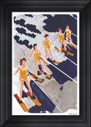 Framed Water Ski Show 1 Print