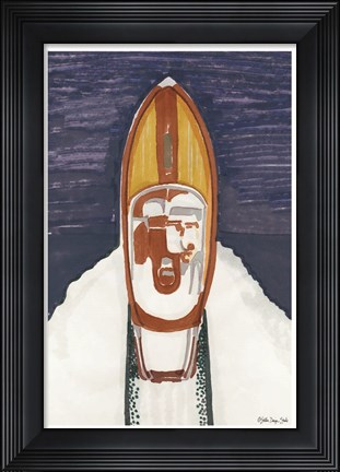 Framed Water Ski Show 2 Print