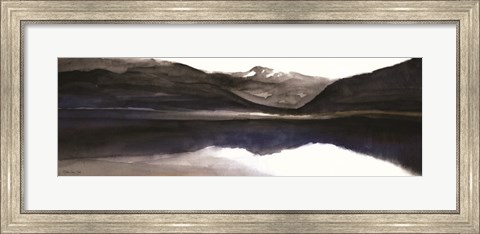 Framed Reflection Lake 1 Print