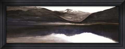 Framed Reflection Lake 1 Print