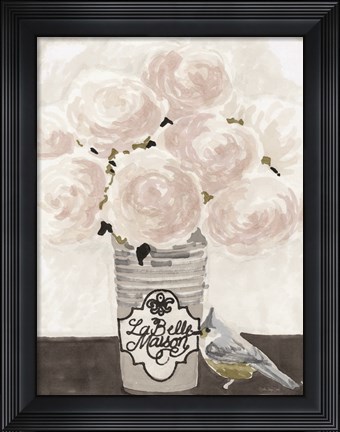 Framed Parisian Pot 1 Print