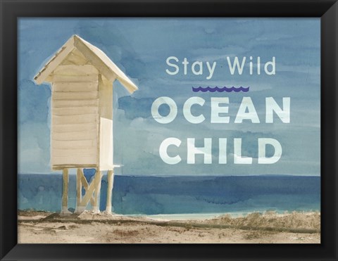 Framed Ocean Child Print