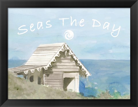 Framed Seas the Day Print