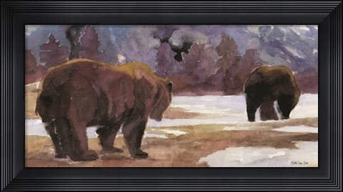 Framed Montana Bears Print