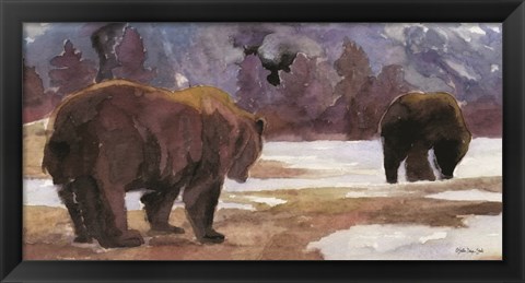 Framed Montana Bears Print