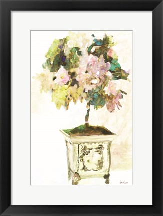 Framed Topiary in Antique Vase Print