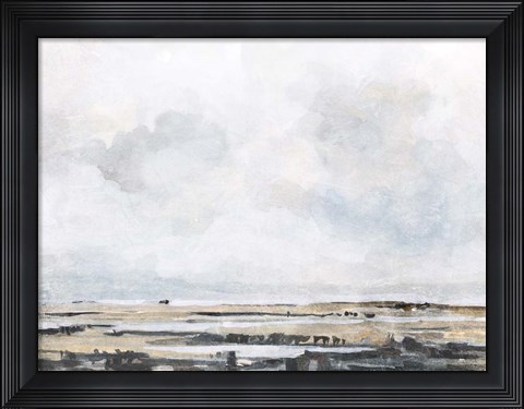 Framed Ocean Inlet I Print