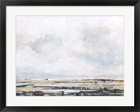 Framed Ocean Inlet I Print