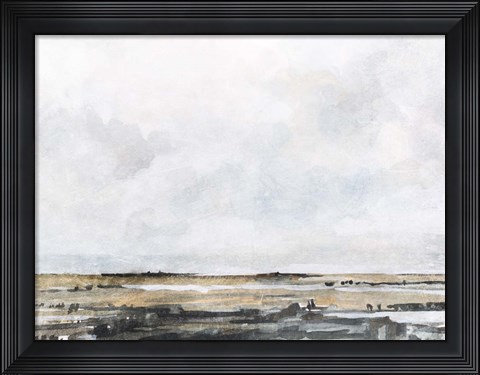 Framed Ocean Inlet II Print