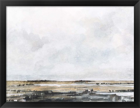 Framed Ocean Inlet II Print