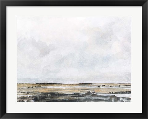 Framed Ocean Inlet II Print