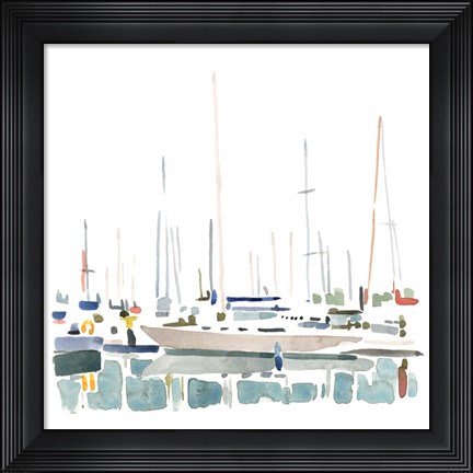 Framed Sailboat Scenery II Print
