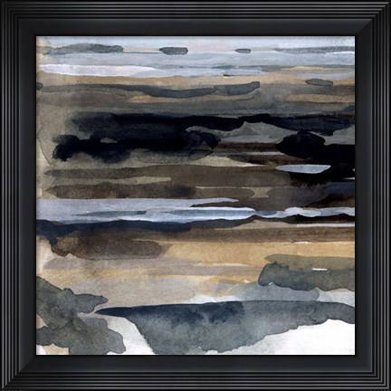 Framed Fall Reflections I Print