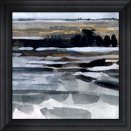 Framed Fall Reflections III Print