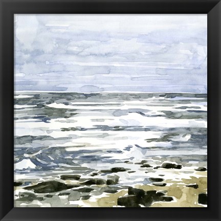 Framed Loose Seascape II Print