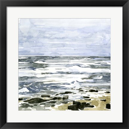 Framed Loose Seascape II Print