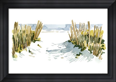 Framed Beach Impressions II Print