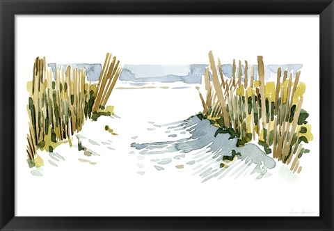 Framed Beach Impressions II Print