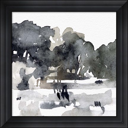 Framed December Landscape I Print