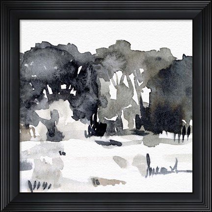 Framed December Landscape II Print