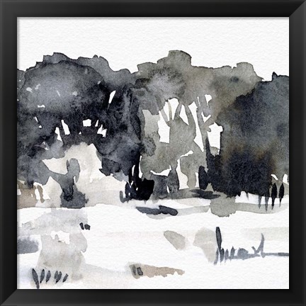 Framed December Landscape II Print