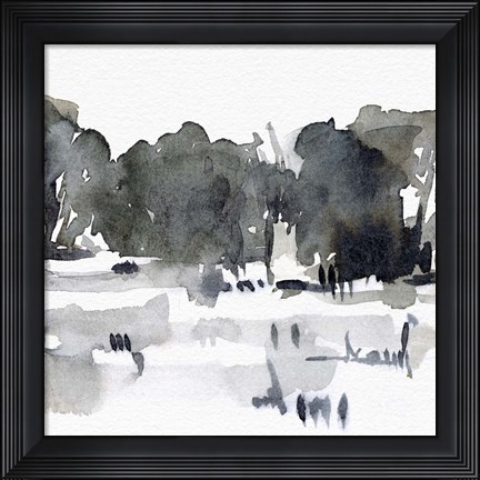 Framed December Landscape III Print