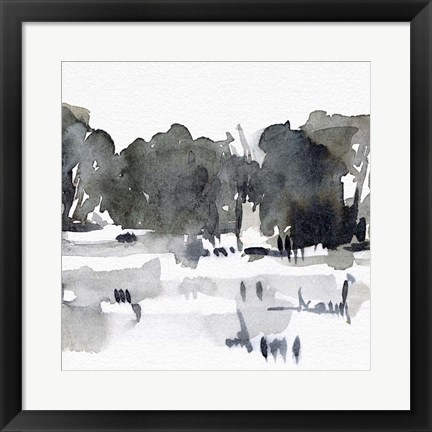 Framed December Landscape III Print