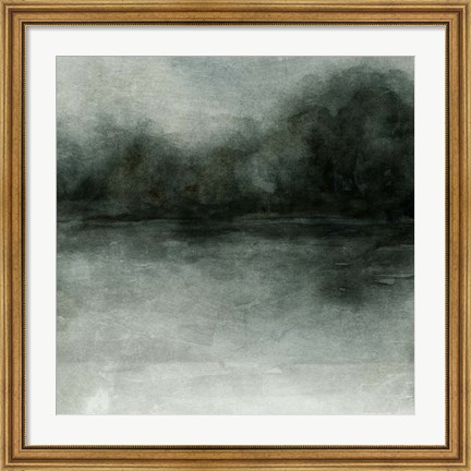 Framed Smoky Landscape I Print