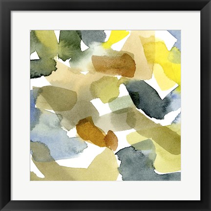 Framed Watercolor Palette I Print