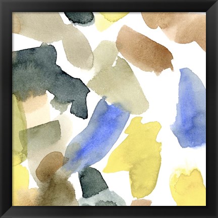 Framed Watercolor Palette II Print