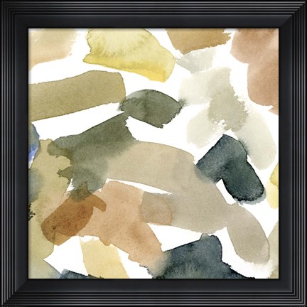 Framed Watercolor Palette III Print